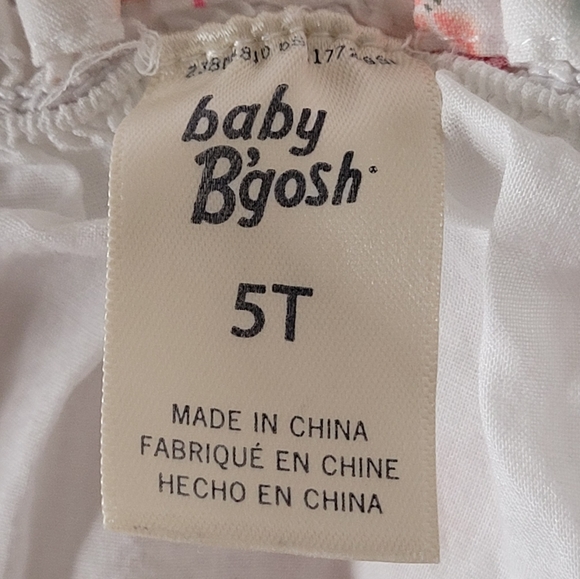 Baby B'gosh Girls Floral Romper 5T - Picture 5 of 6